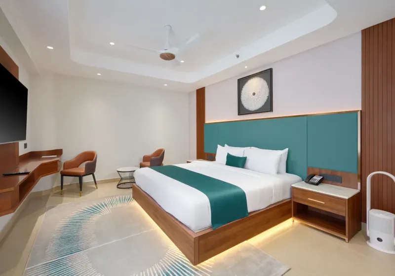 Premium king room with king bed