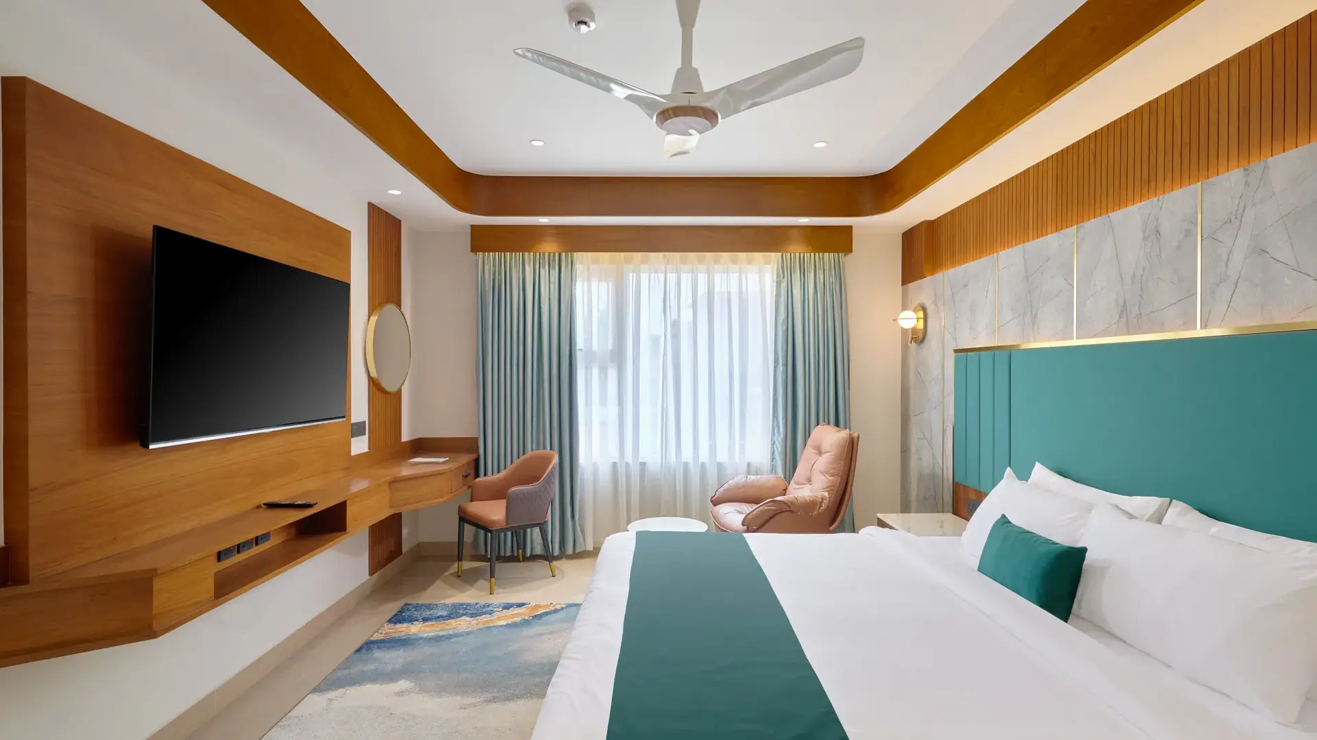 Hotel rooms and suites interior